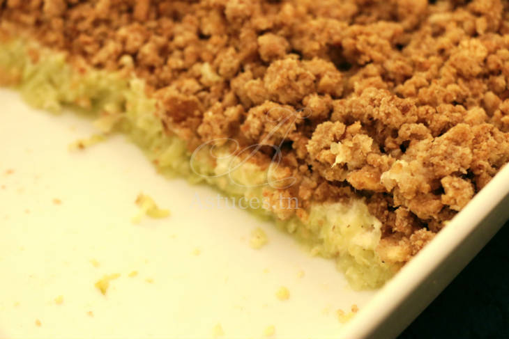 Gratin de courgettes façon Crumble Guide Astuces