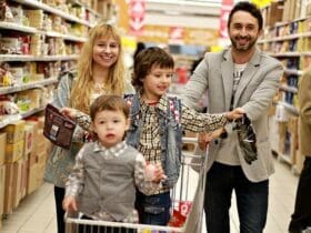 Faire les courses en famille