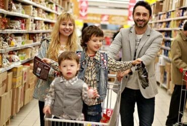 Faire les courses en famille