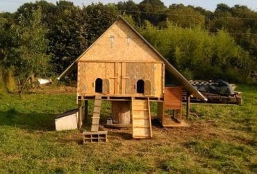 Poulailler cabane en récup