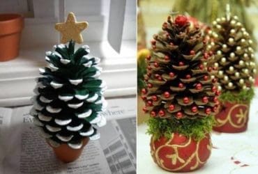 Fabriquez un Mini Arbre de Noël avec une Pomme de Pin !