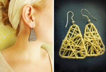 Des boucles d’oreilles trombones