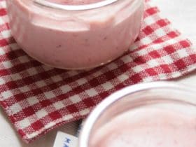 Mousse aux fraises sans gélatine