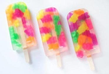 Glace au Sprite et aux bonbons gélifiés