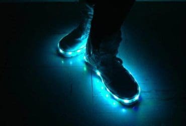 Chaussures LED à faire soi-même