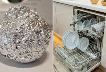 Mettre une boule de papier d'aluminium dans son lave-vaisselle – Quel effet ?