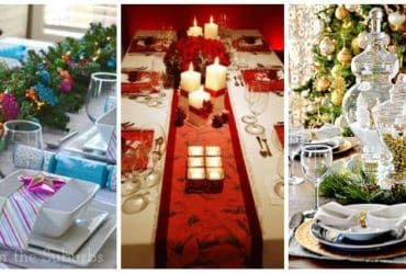 25 Superbes Tables Décorées pour Votre Repas de Noël