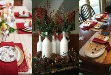 Les Plus Belles Décorations de Table de Noël en Images