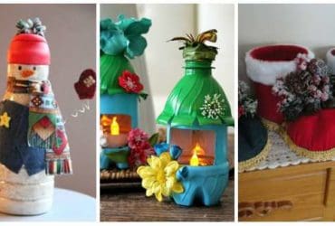 13 Idées DIY de Décorations de Noël avec Bouteilles en Plastique