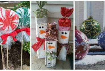 15 Décorations de Noël DIY pour le Jardin