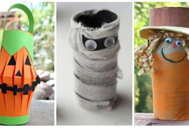 Halloween DIY : 13 Bricolages Effrayants avec des Rouleaux de Papier Toilette