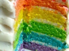 Rainbow cake gâteau du bonheur