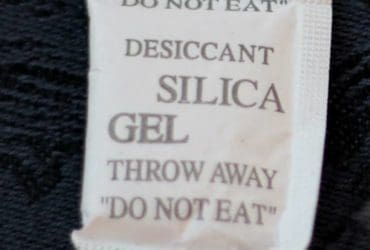 Réutiliser les sachets de silice ou Silica gel