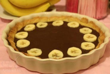 Tarte chocolat banane