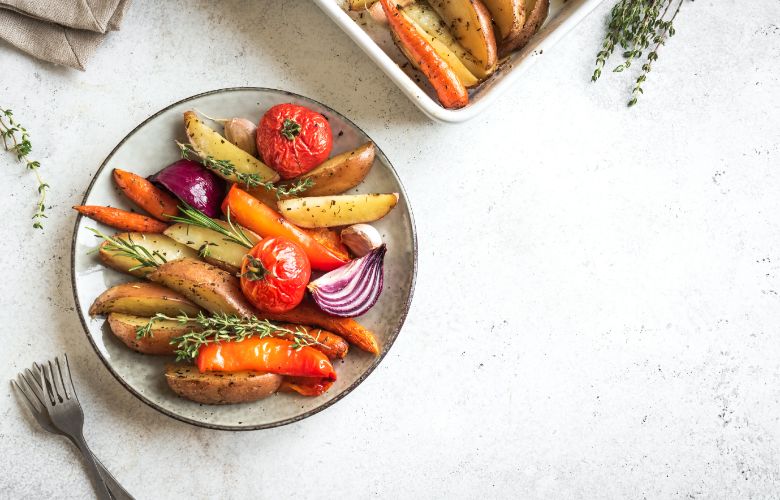 légumes rôtis au four