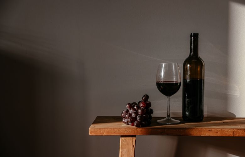 vin rouge jeune et fruité